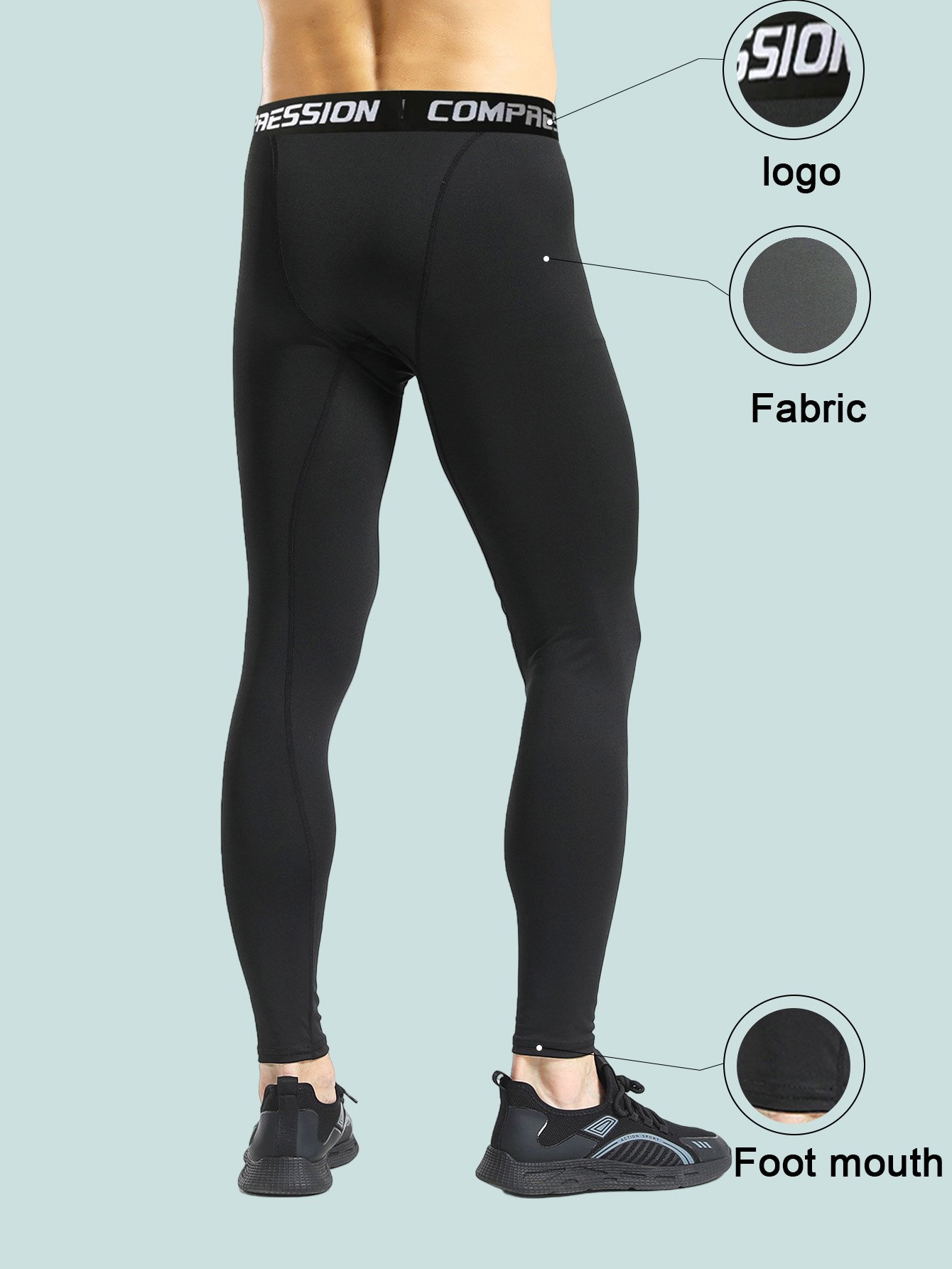 紧身长裤 - Image 5