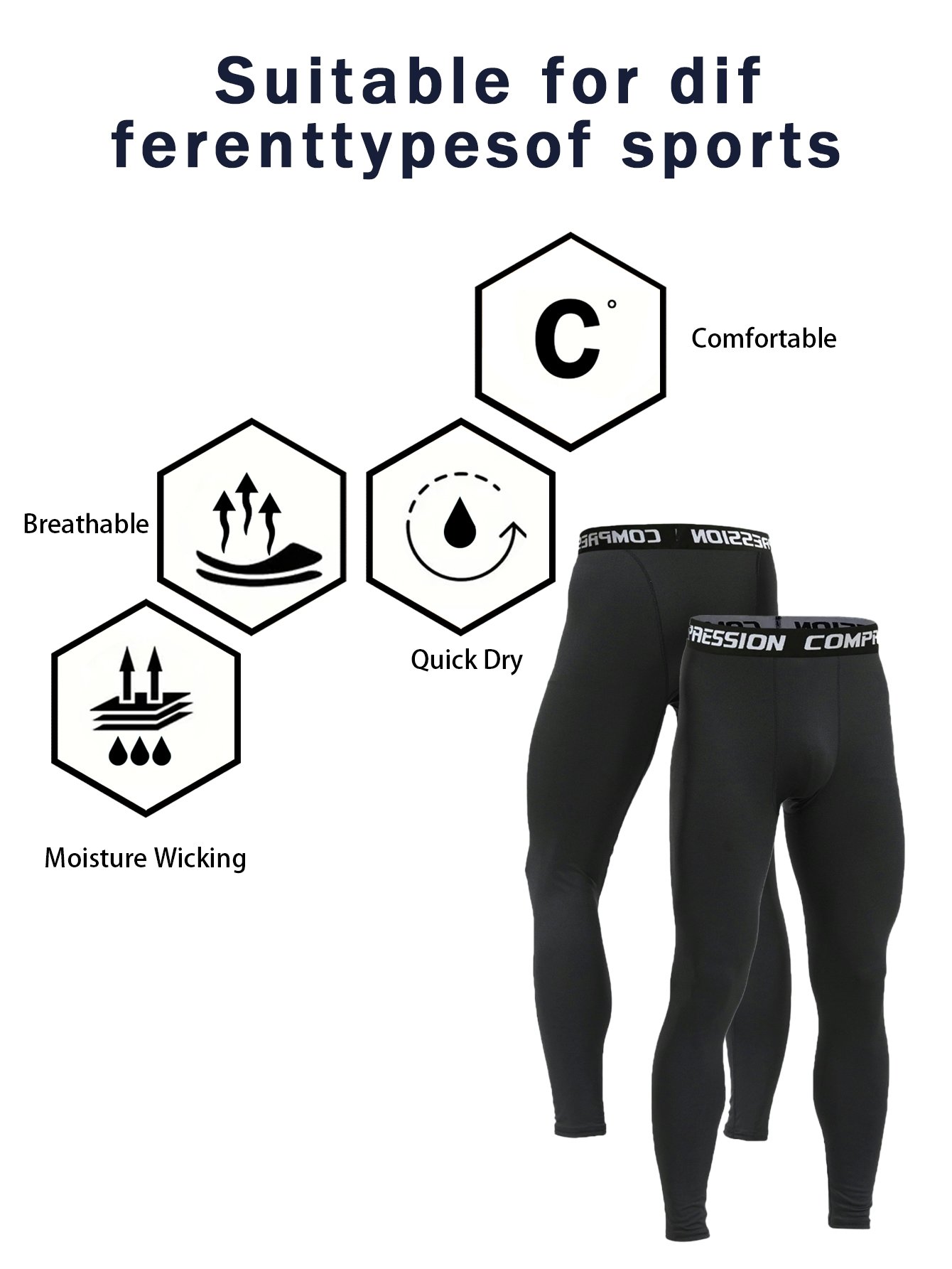 紧身长裤 - Image 4