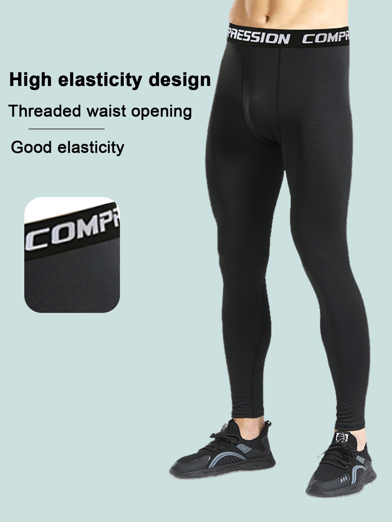 紧身长裤 - Image 6