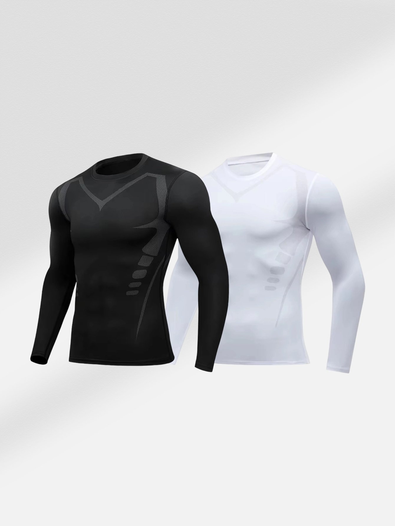 1608 Long Sleeve Men's Sportswear Fitness Suit Breathable Sportswear Suit Quick Dry Sportswear Wholesale - Image 7
