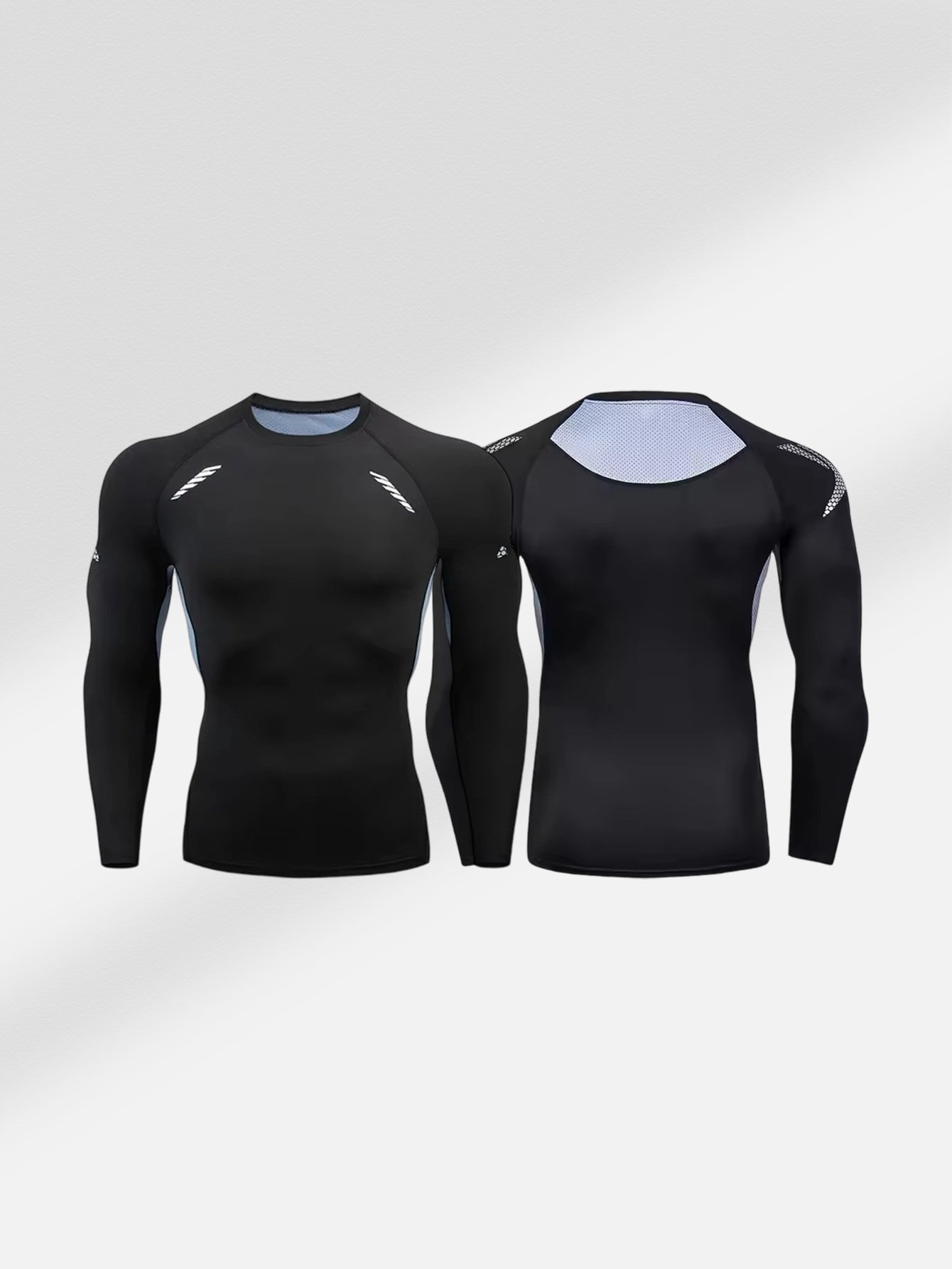 1609-CX Long-sleeved sportswear men's long-sleeved T-shirt fitness clothes quick-drying clothes wholesale - Image 2