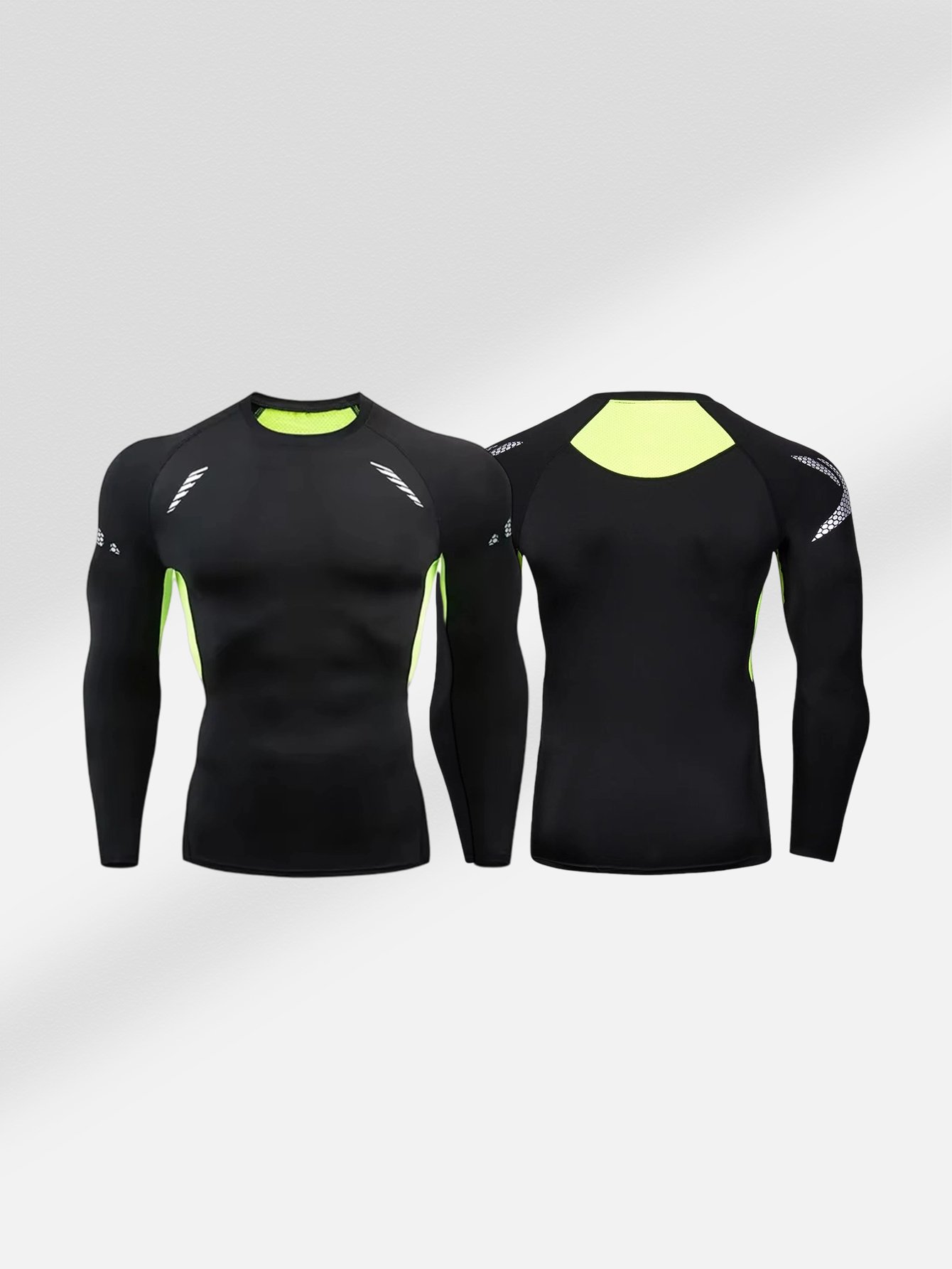 1609-CX Long-sleeved sportswear men's long-sleeved T-shirt fitness clothes quick-drying clothes wholesale - Image 3