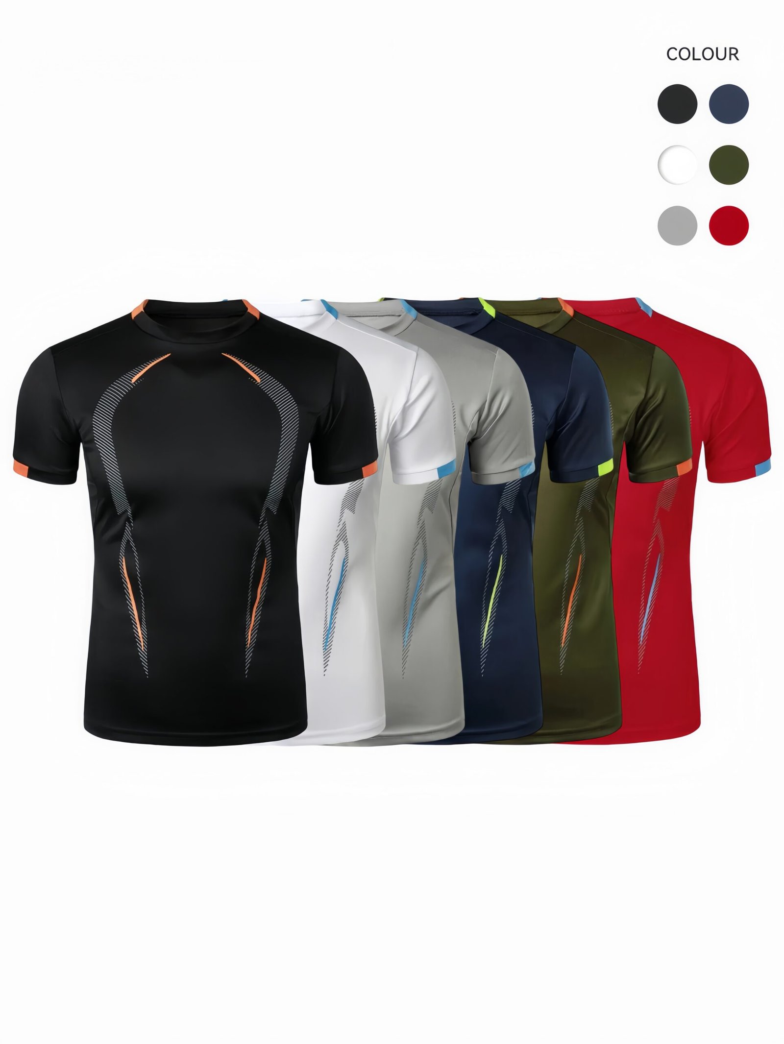 SM10001 Full Piece Digital Printing Compression Short Sleeve T-shirt Fitness Training Suit Men's Gym Sportswear Men's T-shirt Quick Dry Sportswear Wholesale